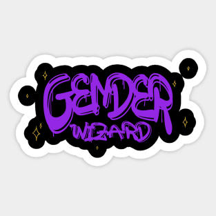 Gender Wizard Sticker